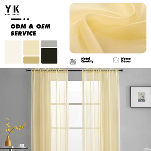 Rideaux transparents avec Valance pour le salon, nouveau rideau de fenêtre élégant <span class=keywords><strong>en</strong></span> <span class=keywords><strong>Organza</strong></span>, accessoires de maison européenne - Product Image 1