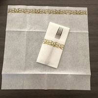 Vente en gros de serviettes en papier Airlaid avec logo Serviettes en tissu comme pour le dîner Papier jetable pour restaurant