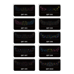 Tatuaje Temporal Personalizado de 3 Colores Brillantes que Brillan en <span class=keywords><strong>la</strong></span> Oscuridad, Adhesivo Multicolor <span class=keywords><strong>para</strong></span> Decoración Corporal - Product Image 4
