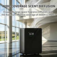 Diffuseur d'air intelligent commercial, en métal, avec une surface de couverture de 3500 m³, adapté aux grandes surfaces.