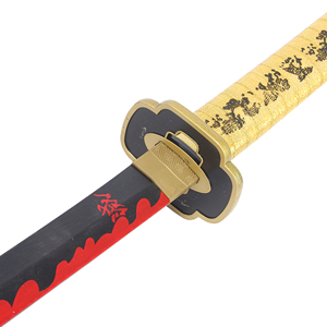 L'une des séries de démons d'anime japonais les plus vendues Tsugikuni <span class=keywords><strong>Yoriichi</strong></span> <span class=keywords><strong>katana</strong></span> épée jouet en bois - Product Image 3