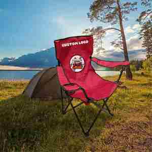 Chaise pliante de plage légère personnalisée, chaise de plage de marque, chaise pliante pour le camping - Product Image 1