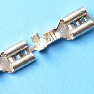 Eléctrico paso de cable 8mm aislados faston spade bala cobre atx sts sumitomo nichifu terminales hombre conector 6,35 - Product Image 2