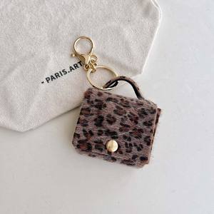Mini sac à main créatif populaire à imprimé léopard, porte-clés, petit sac carré, porte-monnaie, pendentif en stock - Product Image 5