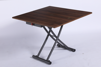 Meubles de maison modernes Table à manger/table basse transformable pliable extensible gain de place en bois