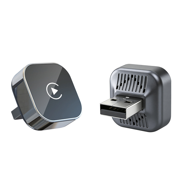 Wireless CarPlay Adapter for Apple iPhone & Android, 2-in-1 Adapter Convert Wired to Wireless Dongle