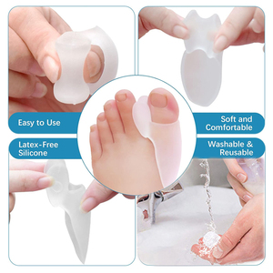 Kể từ khi chỉnh hình chồng chéo ngón chân lớn bunion Corrector Toe miếng đệm spreader Gel Toe separators - Product Image 3