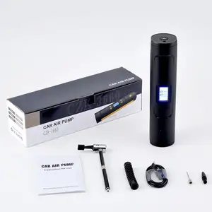 Compresseur d'air portable, <span class=keywords><strong>pompe</strong></span> à vélo pour voiture, moto, ballons, batterie externe, 150 psi, haute pression, pompes électriques pour vélo - Product Image 1