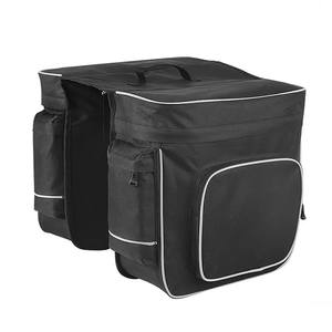 Usine 30L vélo <span class=keywords><strong>porte</strong></span>-bagages montage sacoche lumière réfléchissante 2 en 1 cyclisme stockage arrière coffre <span class=keywords><strong>porte</strong></span>-bagages sacs de selle - Product Image 2