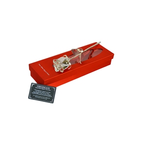 Rosa Real Moderna Hecha a Mano con Baño de Oro de 24k, en Caja Individual, Ecológica, para San Valentín, Cumpleaños, Aniversario - Product Image 2
