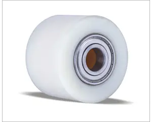 Rolos de nylon PU baratos preço de fábrica por atacado 6*30*10mm POM rodas de polia de plástico