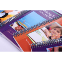 Cahier à spirale pour l'éducation préscolaire, avec feuilles détachables pour écrire et effacer, impression de livres circulaires pour enfants