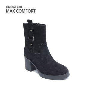 Botas Chelsea Vintage con Tacón Grueso para Otoño e Invierno, Botas Estilo Martin Marrones para Mujer - Product Image 2
