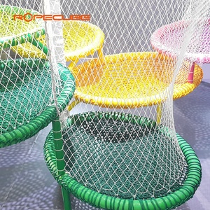 Attrezzatura per parco giochi con rete di corda arcobaleno per interni ROPECUBE | Strutture per divertimenti Non standard tessute a mano per aree per bambini di grandi dimensioni - Product Image 4