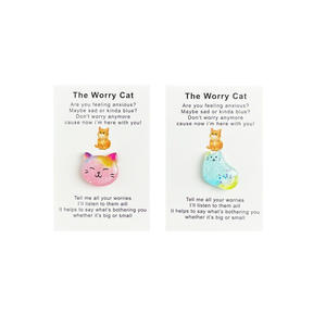 DIY การ์ดกอดกระเป๋าน่ารักแบบมีเส้นขอบคำกระตุ้นให้แมวรู้สึกกังวลภาษาอังกฤษสำหรับการเจริญเติบโตทางอารมณ์การ์ดอวยพรสำหรับ<span class=keywords><strong>เพื่อน</strong></span> - Product Image 1