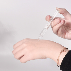 Venta al por mayor Mini vacío 1ml 3ml 5 ml 10ml jeringa sin aire cosmético PS ampolla de plástico para suero de esencia - Product Image 6
