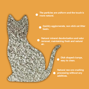 رمل أبيض مسحوق فاخر لفضلات القطط - جودة منجمية خام، قابل للتخصيص - Product Image 2