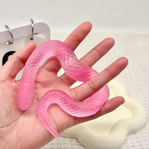 NOUVEAU Jouet Serpent Transparent Effet Glacé, Doux et Moelleux, Anti-stress, Cadeau pour Enfants et Adultes, Jouet Amusant pour le Jeu Aquatique, 12cm 60g, Jouets en Gros - Product Image 2