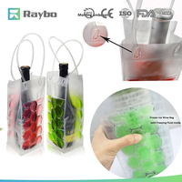 Sac isotherme RAYBO FACTORY en PVC transparent incassable et durable pour champagne et vin avec poignée – Offre spéciale