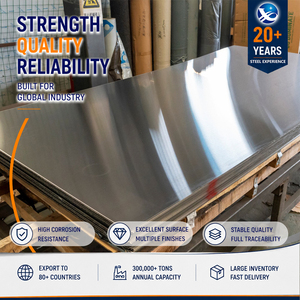 Lámina de Acero Inoxidable JIS G4305 Laminada en Caliente de 5.0 mm, 4'x8', con Acabado Granallado 430 304 para Fabricación de Calderas - Product Image 1
