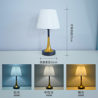 Lampu Meja LED Pelindung Mata Lampu Malam di Samping Tempat Tidur USB Lampu Meja untuk Kamar Tidur Ruang Belajar Kantor Hotel Pencahayaan Proyek Dalam Ruangan