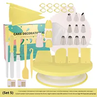 Ensemble de plateau tournant pour la pâtisserie, pour la décoration de gâteaux, outils de pâtisserie, décoration de gâteaux DIY, embout de pâtisserie, ensembles d'outils de pâtisserie