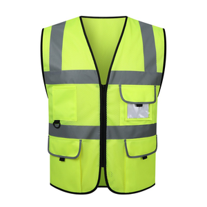 Xây Dựng Hi VIS An Toàn Phản Quang <span class=keywords><strong>Vest</strong></span> Với Biểu Tượng Tùy Chỉnh An Ninh Làm Việc <span class=keywords><strong>Vest</strong></span> Với Phản Xạ - Product Image 2