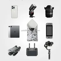 Enveloppe adhésive multifonctionnelle anti-rayures pour objectif d'appareil photo, tissu magique portable pour maquillage, appareil photo, ordinateur portable