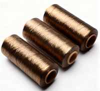 Fil de fibre de carbone recouvert de cuivre à haute conductivité pour blindage EMI, mise à la terre et gestion thermique