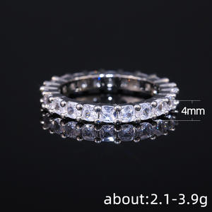 F367 – bagues à la mode pour femmes, bague élégante en argent, taille 6, bijoux, accessoire cadeau - Product Image 6