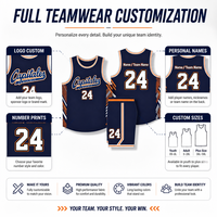 Ensemble de maillots de sport professionnels personnalisés bleu roi, imprimés par sublimation 3D, en maille, uniformes sportifs OEM/ODM pour équipes