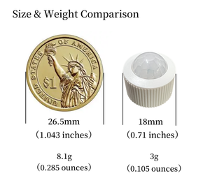 Smart Hotel kamar PIR Sensor switch tertanam di luminer dengan gerak inframerah & deteksi posisi sudut 110 & rentang 4m - Product Image 4