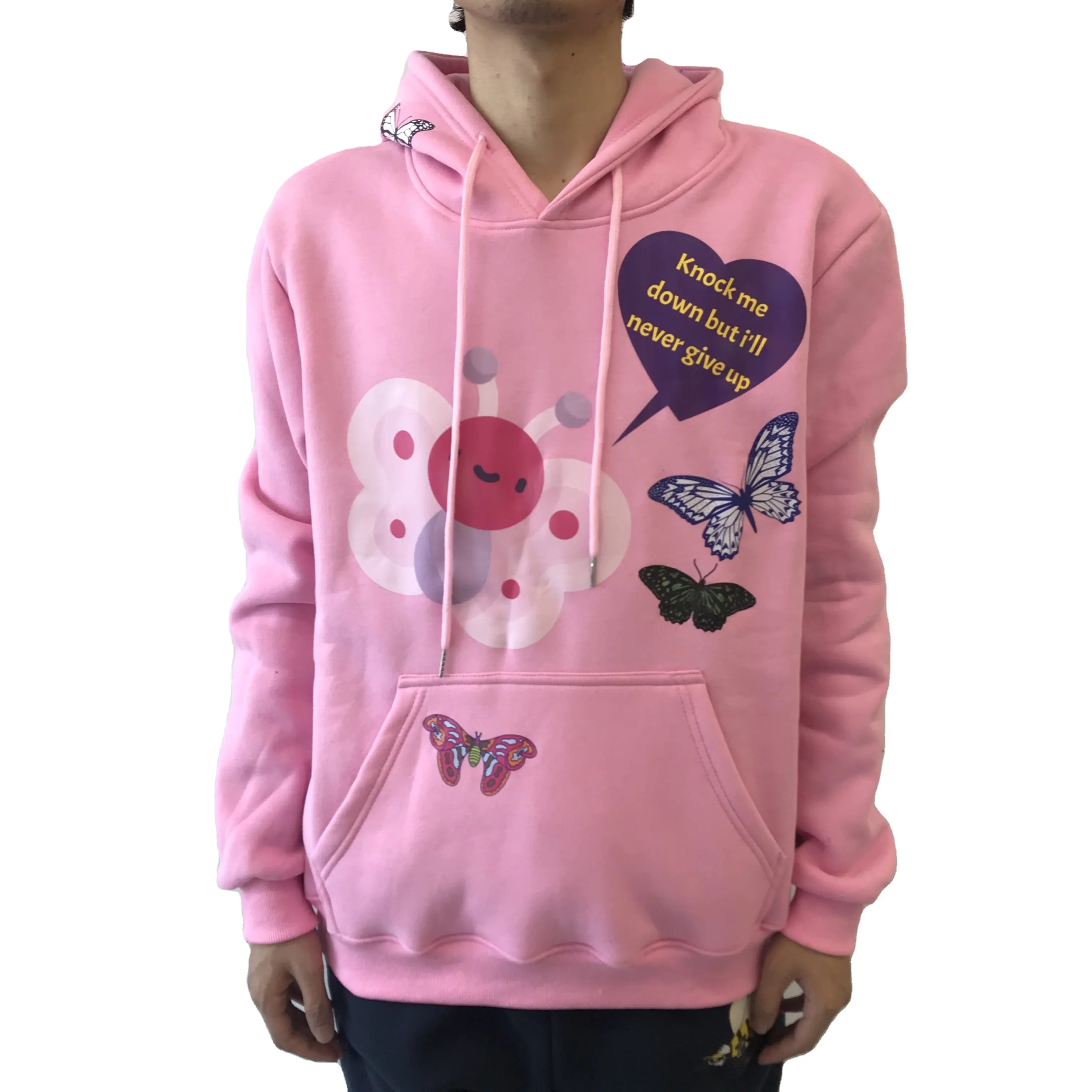 Bán Buôn 330gsm Lông Cừu Hoodiehigh Chất Lượng Thể Thao Thời Trang Biểu Tượng Tùy Chỉnh Quá Khổ Của Người Đàn Ông Tùy Chỉnh Hoodies