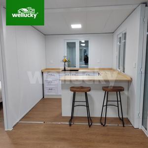 WELLUCKY Maison préfabriquée <span class=keywords><strong>de</strong></span> style moderne <span class=keywords><strong>de</strong></span> luxe, conteneur extensible, villa en bois miniature bon marché, maison <span class=keywords><strong>de</strong></span> vacances, cabane, hôtel, maison conteneur - Product Image 2