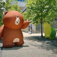 Modèle de chèvre gonflable géant personnalisé, animal gonflable de dessin animé pour la publicité d'événements en plein air