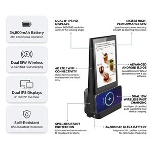 Lecteur publicitaire LCD double face 8 pouces avec animation, tendance, pour la restauration, les magasins de détail et les agences de publicité - Product Image 5