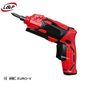 Destornillador <span class=keywords><strong>Inalámbrico</strong></span> L&P <span class=keywords><strong>4V</strong></span> USB C, 250 RPM, 4.5 Nm, Mandril de 6.35 mm, Mango de 180°, Luz LED, Ultraligero (0.38 kg), Recargable - Product Image 1