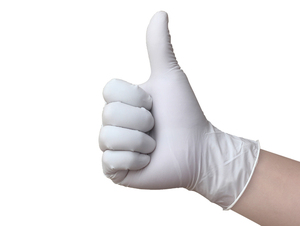 Vente directe d'usine malaisienne Gants en latex bon marché 100 pièces/boîte Haute qualité 5MIL d'épaisseur 24CM de longueur Sans poudre Non stérile - Product Image 4