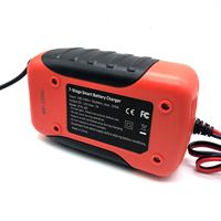 Chargeur de batterie automatique 12V 7A 7 étapes pour voiture, moto, bateau
