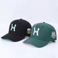 Gorra deportiva de 5 paneles con visera curva y bordado 3D personalizado, estilo A-Frame, para streetwear, hip hop y béisbol.