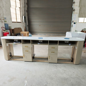 <span class=keywords><strong>Prix</strong></span> d'Usine Table de Manucure Poste de Bar à Ongles Bureau d'Ongles avec Collecteur de Poussière Ensemble de Mobilier de Salon de Beauté Luxe à Vendre - Product Image 3