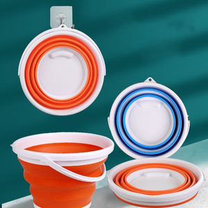 Cubo Plegable Portátil de Gran Capacidad para Acampar al Aire Libre, Pescar, Cubo Plegable para el Hogar, Lavabo Plegable - Product Image 2