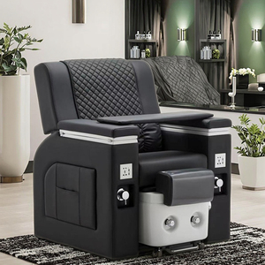 Sillón de Masaje para Pedicura, Silla de Masaje para Spa con Reposacabezas y Cubierta para Tablet - Product Image 1