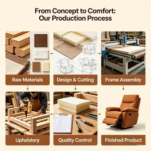 Poltrona Reclinabile Singola Frank in Pelle <span class=keywords><strong>Beige</strong></span> di Qualità Professionale per Cinema Domestico, Ideale per Serate VIP - Product Image 6