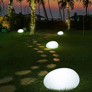 Dekorasyon avlu parkı çim zemin için su geçirmez tatil atmosfer ışığı plastik taş ışık - Product Image 1