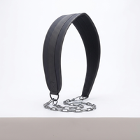 Ceinture de musculation en EVA robuste avec chaîne en acier pour tractions et dips, idéale pour la musculation en salle de sport commerciale, personnalisable avec logo.