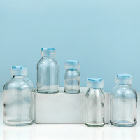 Flacon compte-gouttes ambré moulé de 50 ml / Flacon injectable moulé