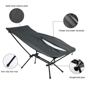 Chaises de camping en <span class=keywords><strong>aluminium</strong></span> d'approvisionnement d'usine <span class=keywords><strong>Chaise</strong></span> <span class=keywords><strong>longue</strong></span> de pique-nique portable avec sac de transport - Product Image 5