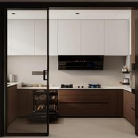 Housse de protection double couche personnalisée pour armoire de cuisine avec porte, idéale pour les grandes zones de cuisson familiales et les rangements de hall