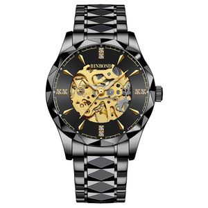 Montre automatique mécanique pour homme, sport et affaires, boîtier en métal, bracelet en acier inoxydable, 26 mm, 44 mm, aiguilles lumineuses, 50 m étanche - Product Image 4
